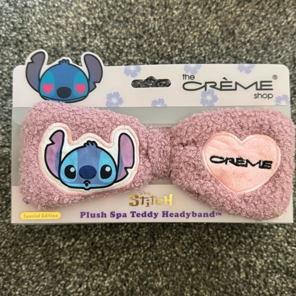 New! The Creme Shop & Disney Stitch plush teddy headband- limited edition